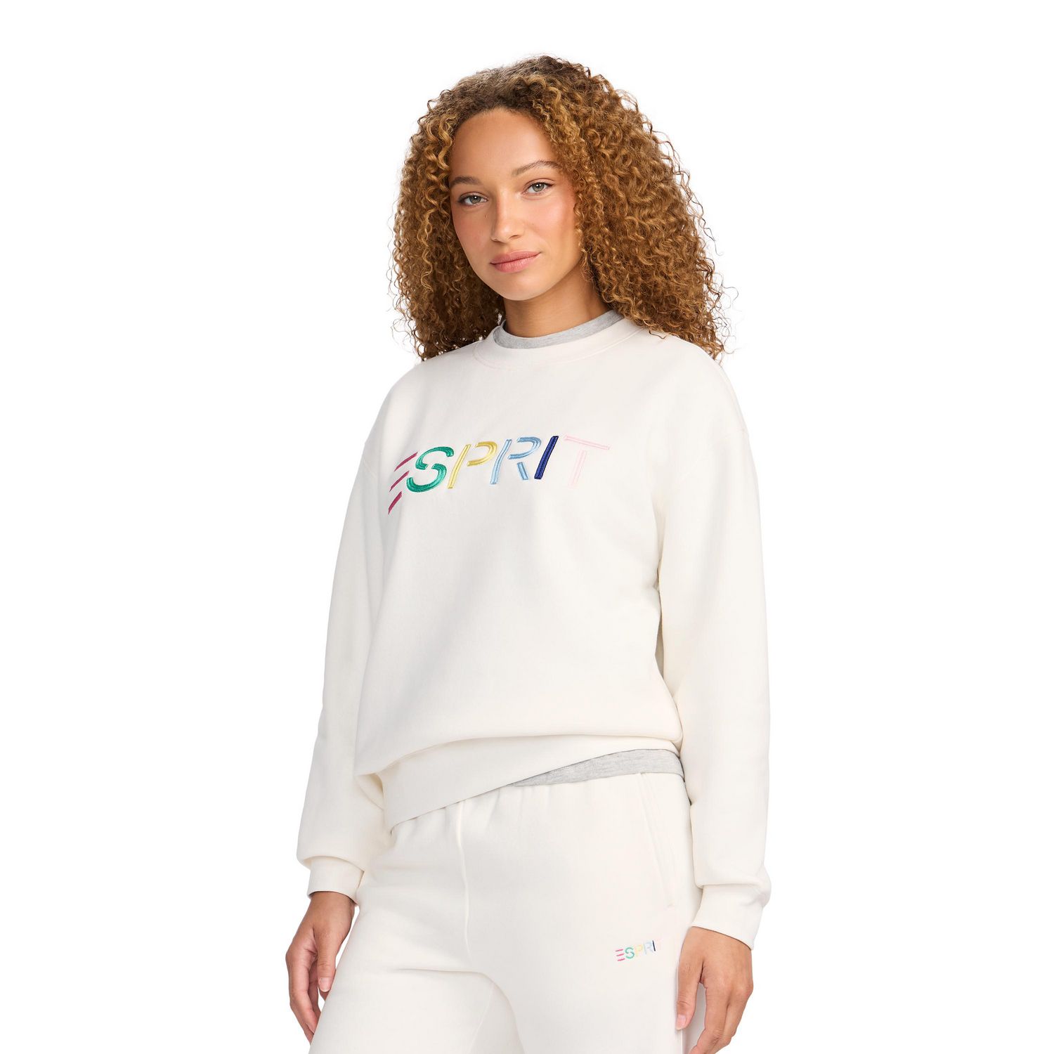 Esprit Women's Fleece Crew Sweatshirt, Sizes XS-XXL