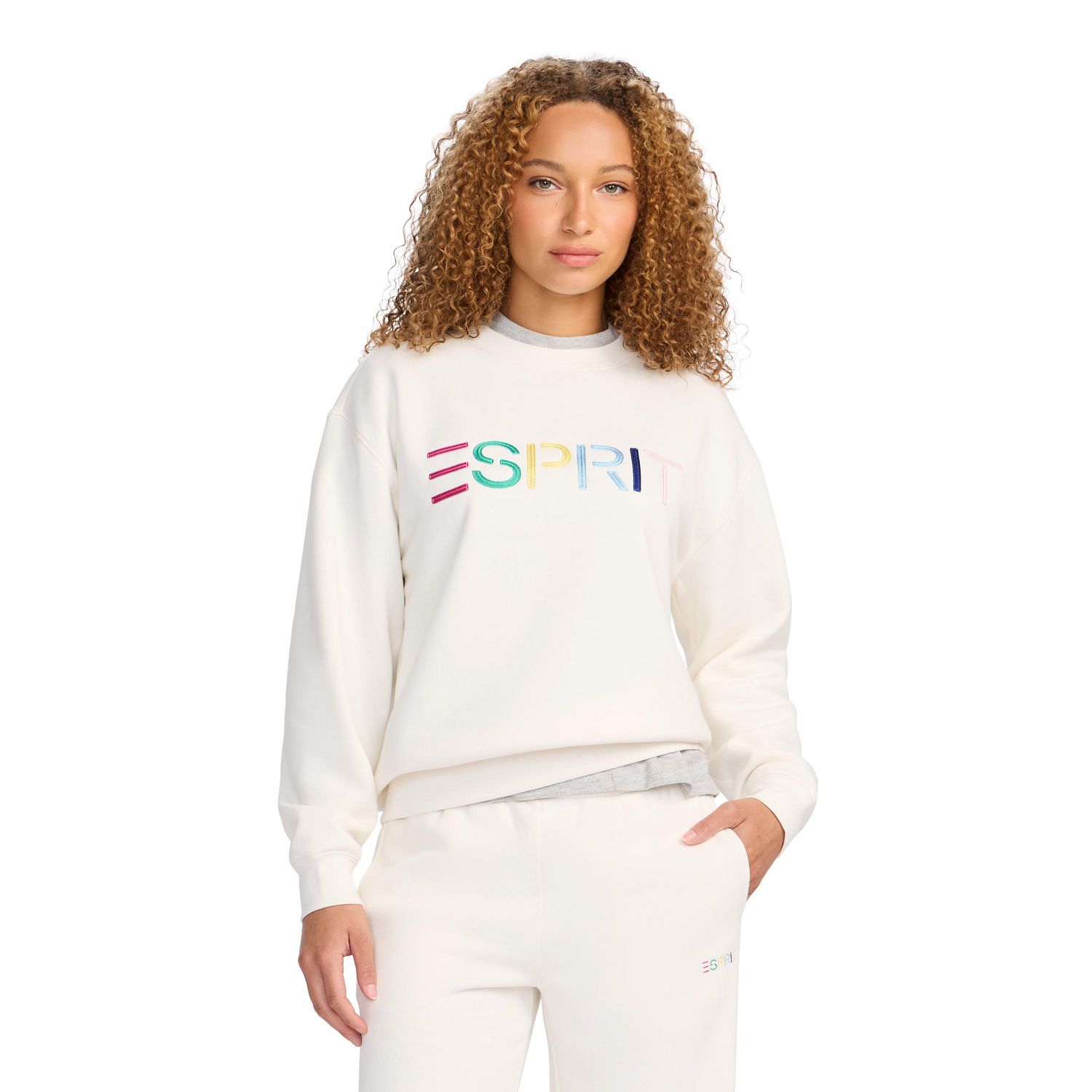 Esprit Women's Fleece Crew Sweatshirt, Sizes XS-XXL