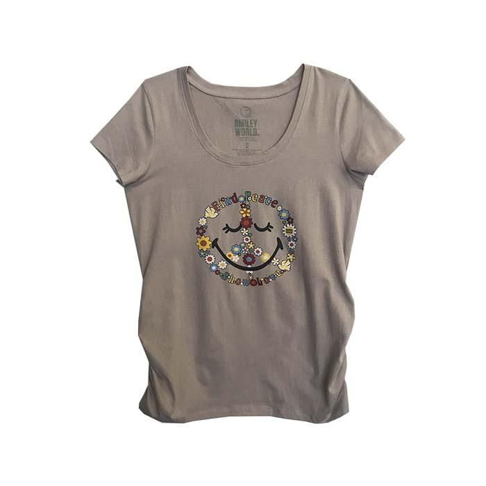 Ladies Smiley World Maternity T shirt.