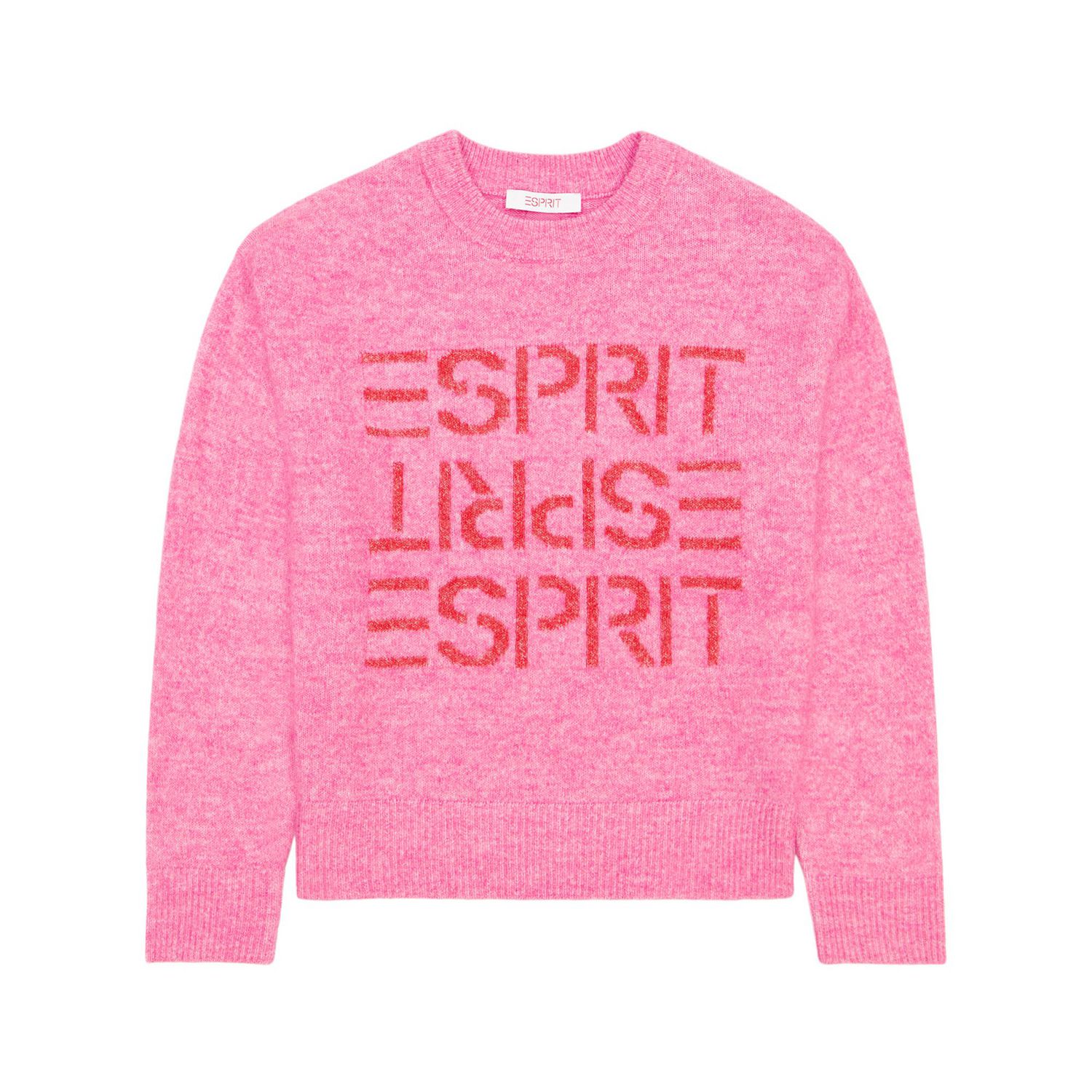 Esprit Chandail À Col Rond Avec Logo Pour Femmes, Tailles XS-XXL