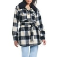 thumbnail image 2 of Sam & Libby Women's Faux Wool & Sherpa Mix Shacket, 2 of 6