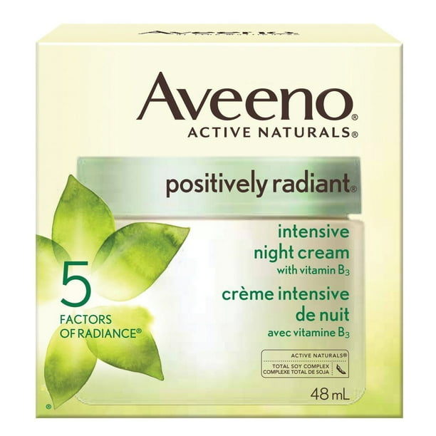 AveenoMD Crème intensive de nuit Active NaturalsMD Positively RadiantMC