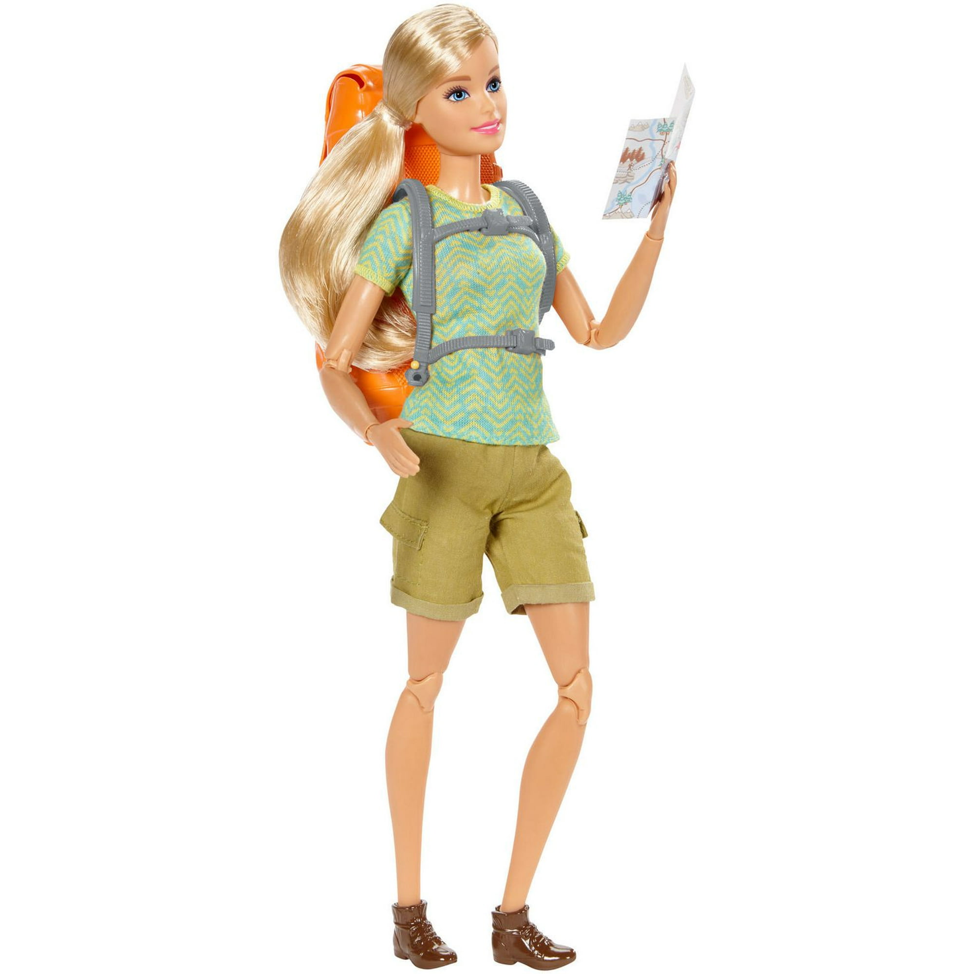 Barbie Made to Move Camping Fun Doll & Accessories 