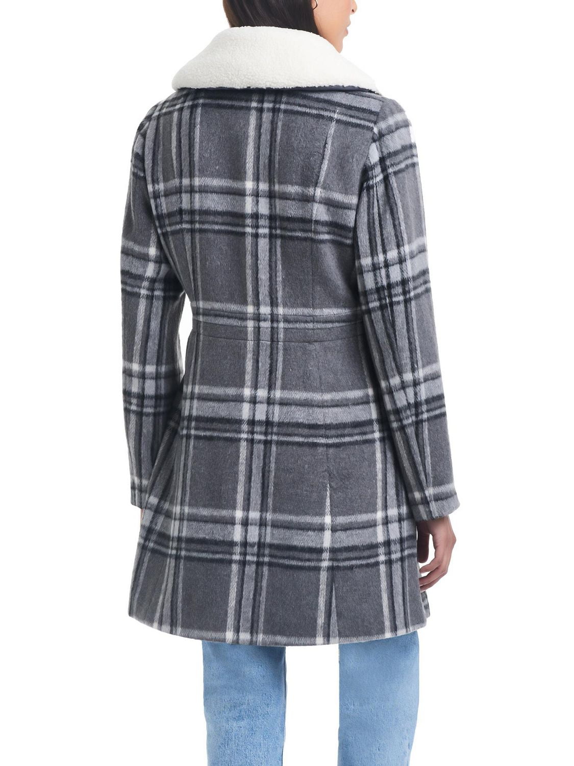 Sam & Libby Women's Faux Wool Coat