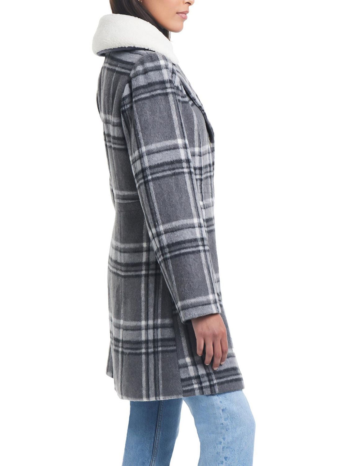 Sam & Libby Women's Faux Wool Coat