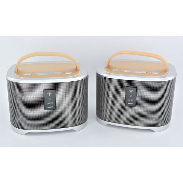 2 paires de haut-parleur Bluetooth multi-pièces de Sharper Image