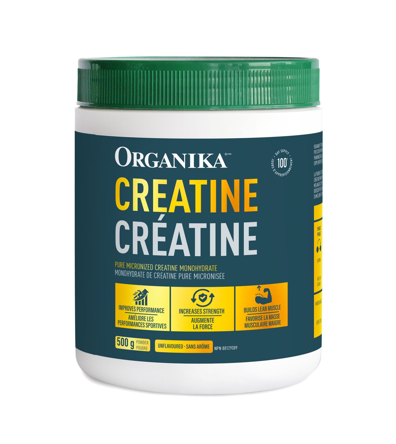 CRÉATINE MONOHYDRATE MICRONISÉE 500G