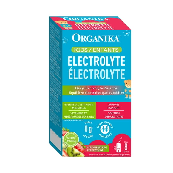 ELECTROLYTE SP KIDS STRAWB KIWI BOX8, Daily electrolyte boost for kids.