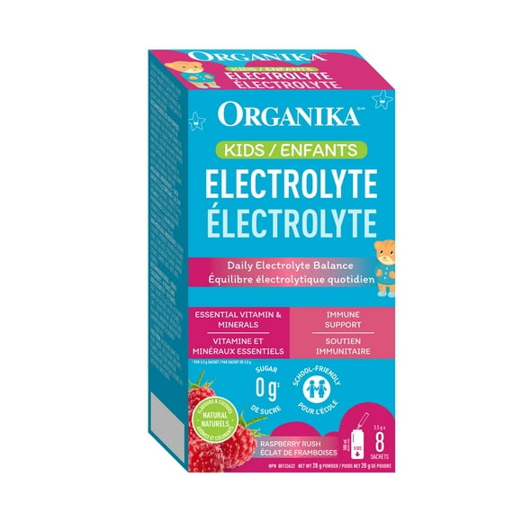 ÉLECTROLYTES STICKPACK ENFANTS FRAMBOISE RAPIDE 8BOÎTE Booster d'électrolytes pour les enfants