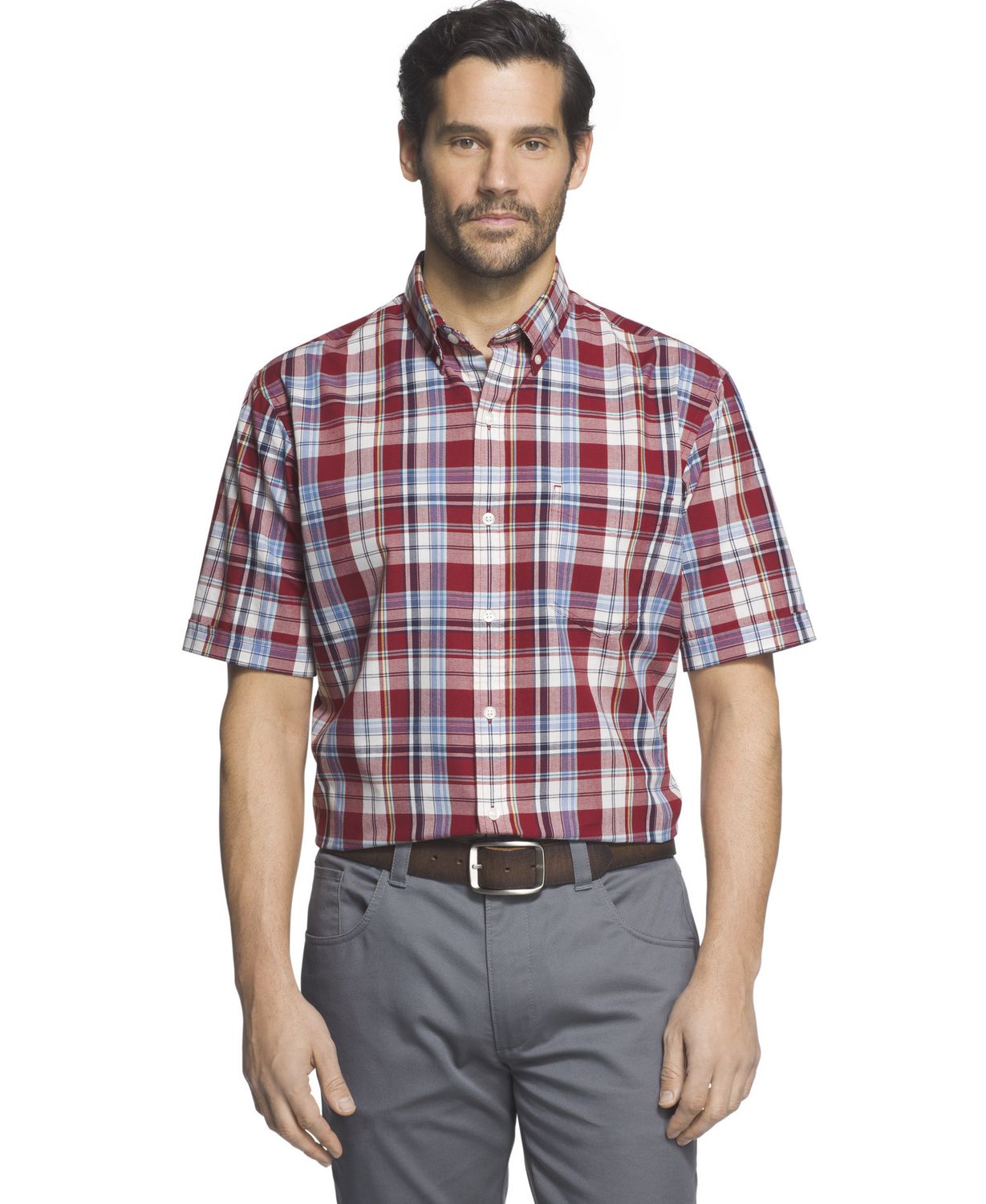 Arrow Men's Short Sleeve Madras Casual Shirt | Walmart Canada