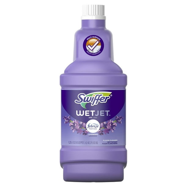 Swiffer WetJet Solution Nettoyante Sol Recharge Liquide Pour Balai Spray  NEUF FR