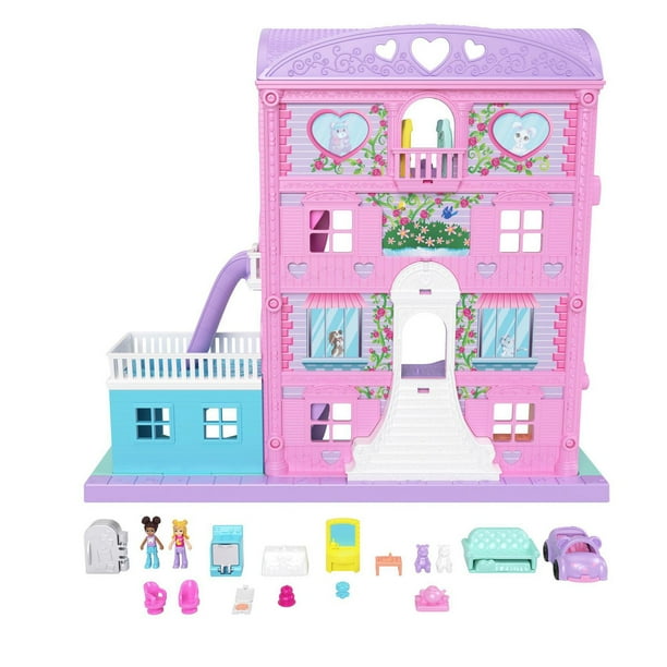 Polly Pocket Pajama Party Sleepover Adventure House Playset - Walmart.ca