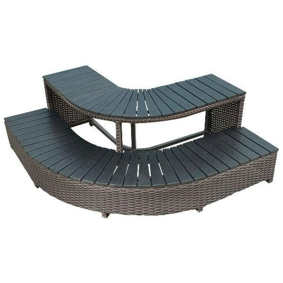 Wicker Corner Step 2-Tier