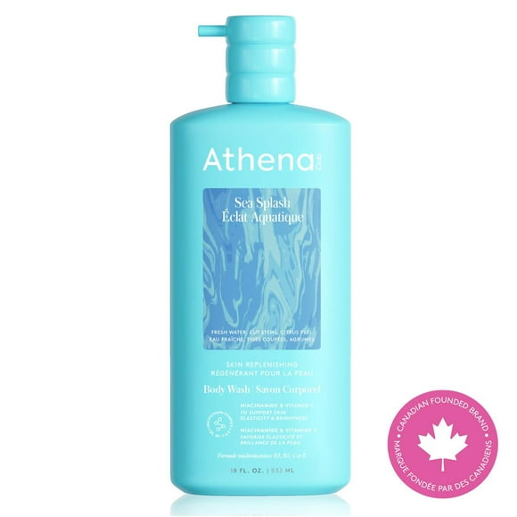 Athena Club, Skin Replenishing Body Wash, Sea Splash - 532mL, Elevate your shower routine.