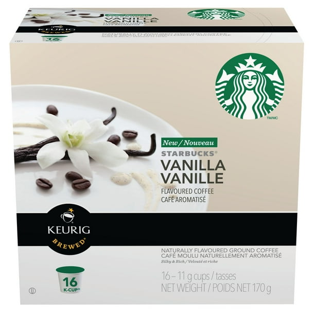 Dosettes de café moulu de Starbucks - vanille 16 tasses