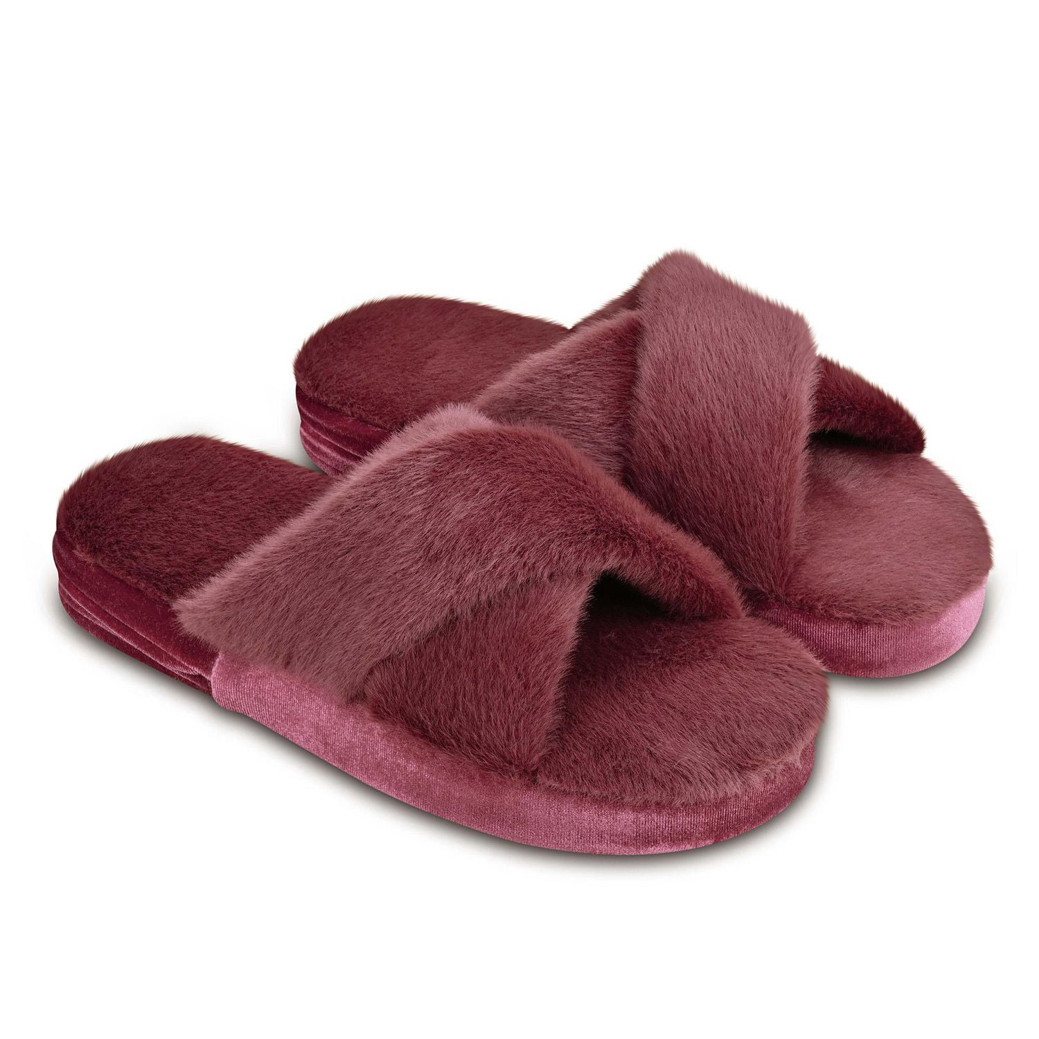 Health Touch Memory Foam Vibrating Massage Slippers