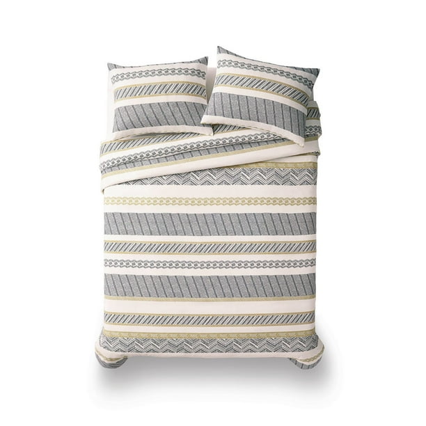 Mainstays Reversible Duvet Cover Set, Available Sizes : TwinXL and