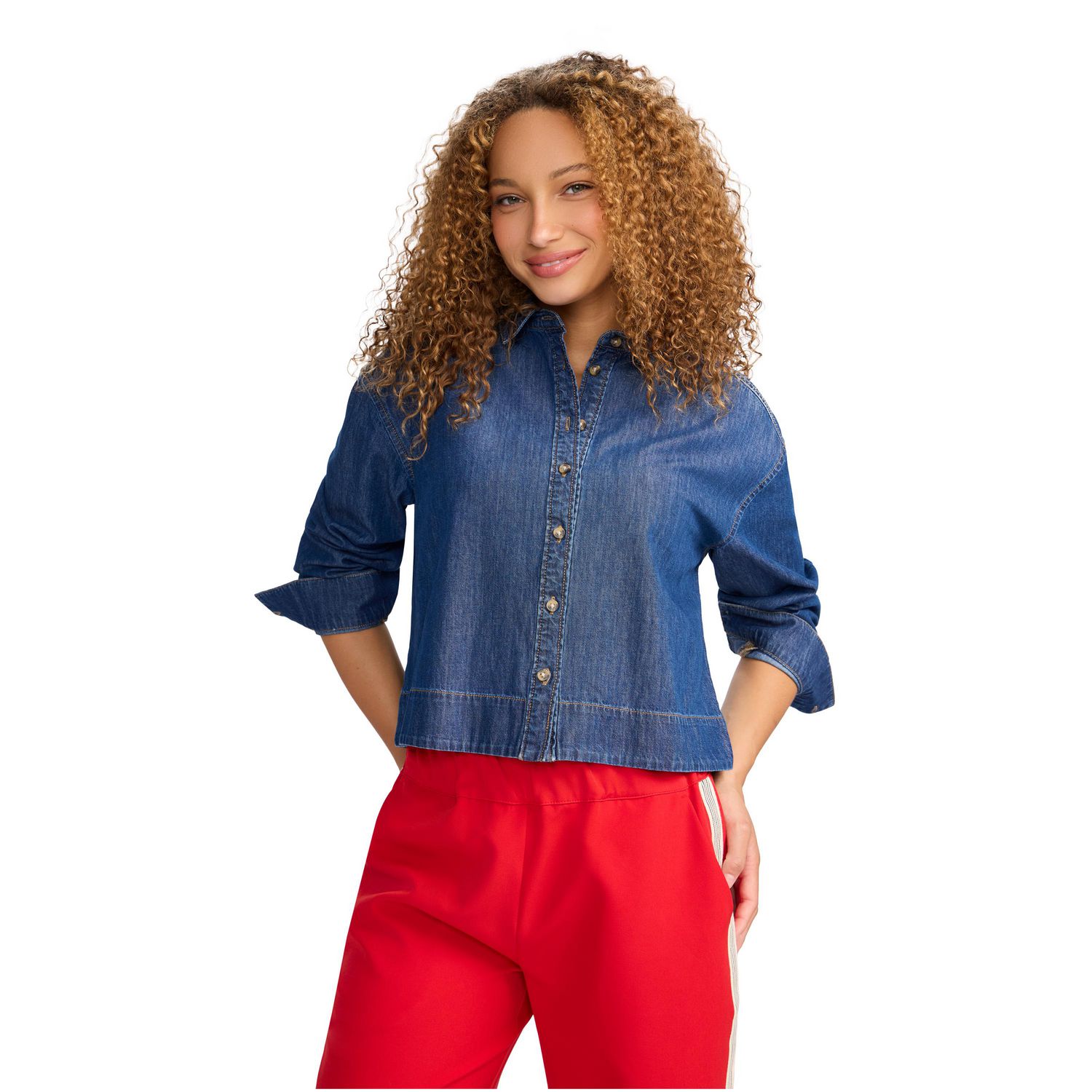 Esprit Chemise Denim Femme, Tailles TP -TTG