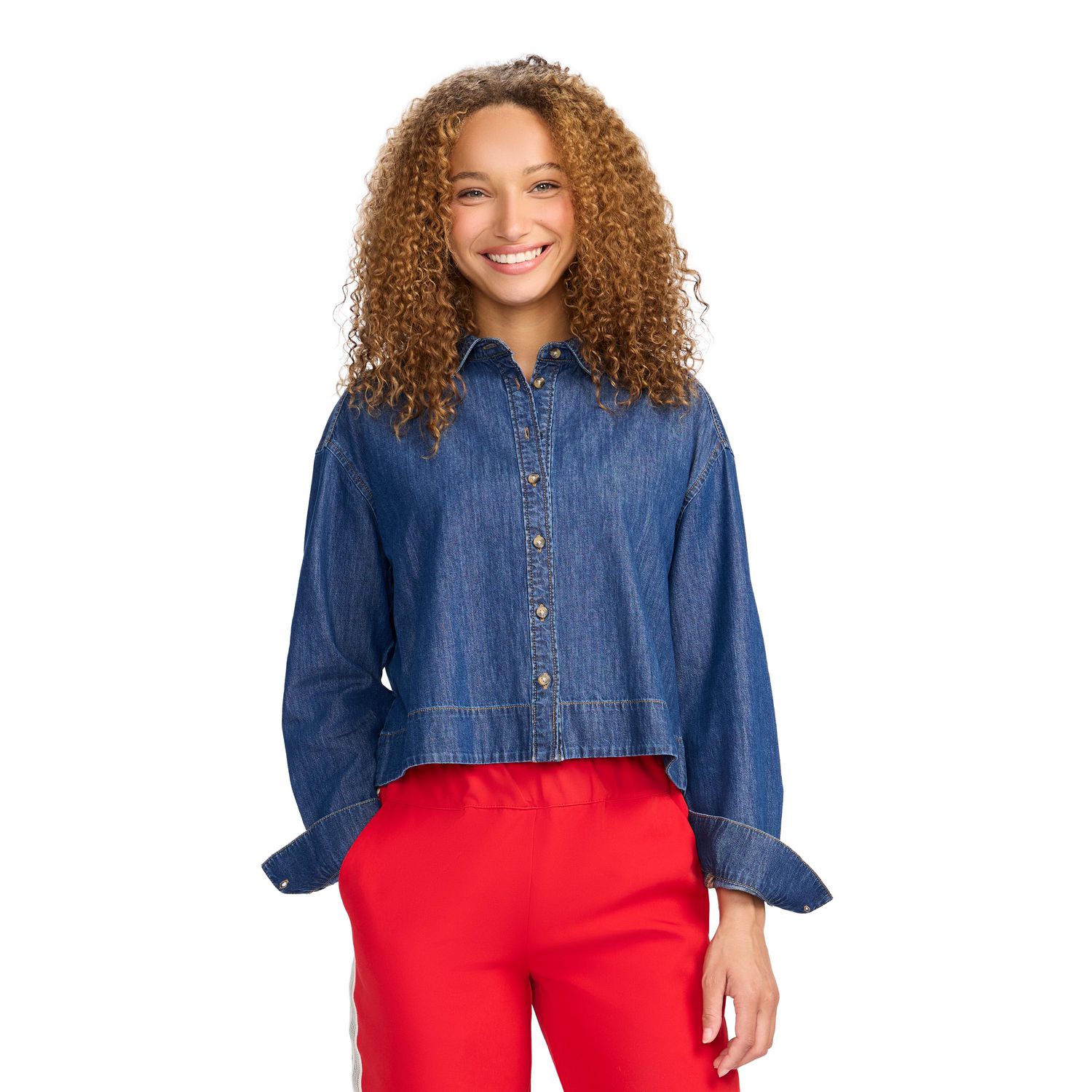 Esprit Chemise Denim Femme, Tailles TP -TTG