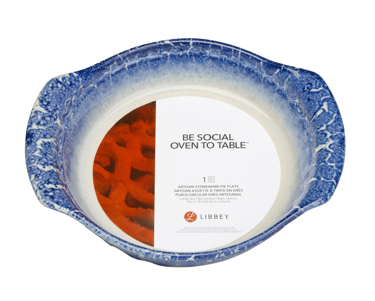 Libbey Glass Libbey Artisan Reactive Glaze Deep Pie Dish Walmart Canada