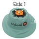 FlapJackKids - Chapeau de soleil réversible pour bébés, enfants et petites - Lion et paresseux - UPF 50+ – image 2 sur 5