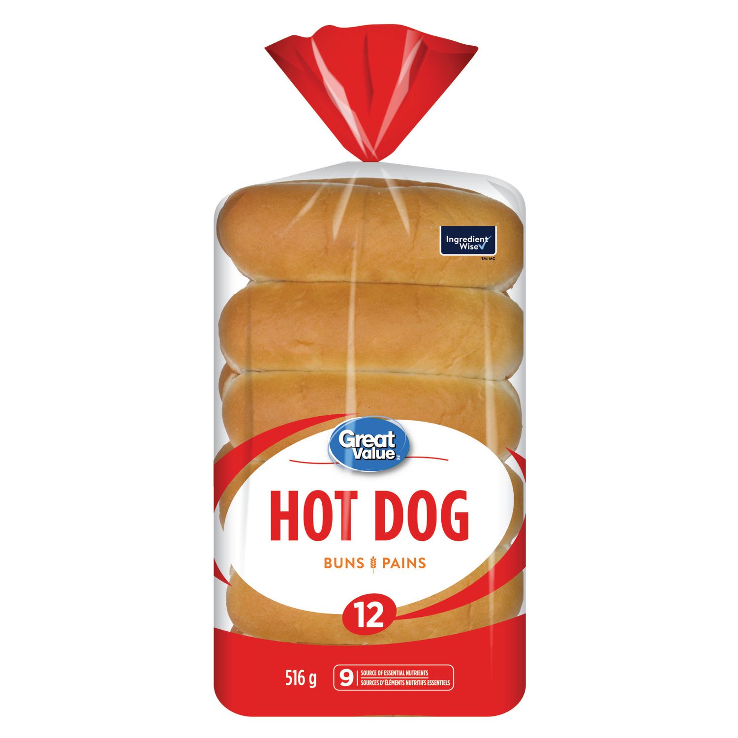 Great Value Hot Dog Buns