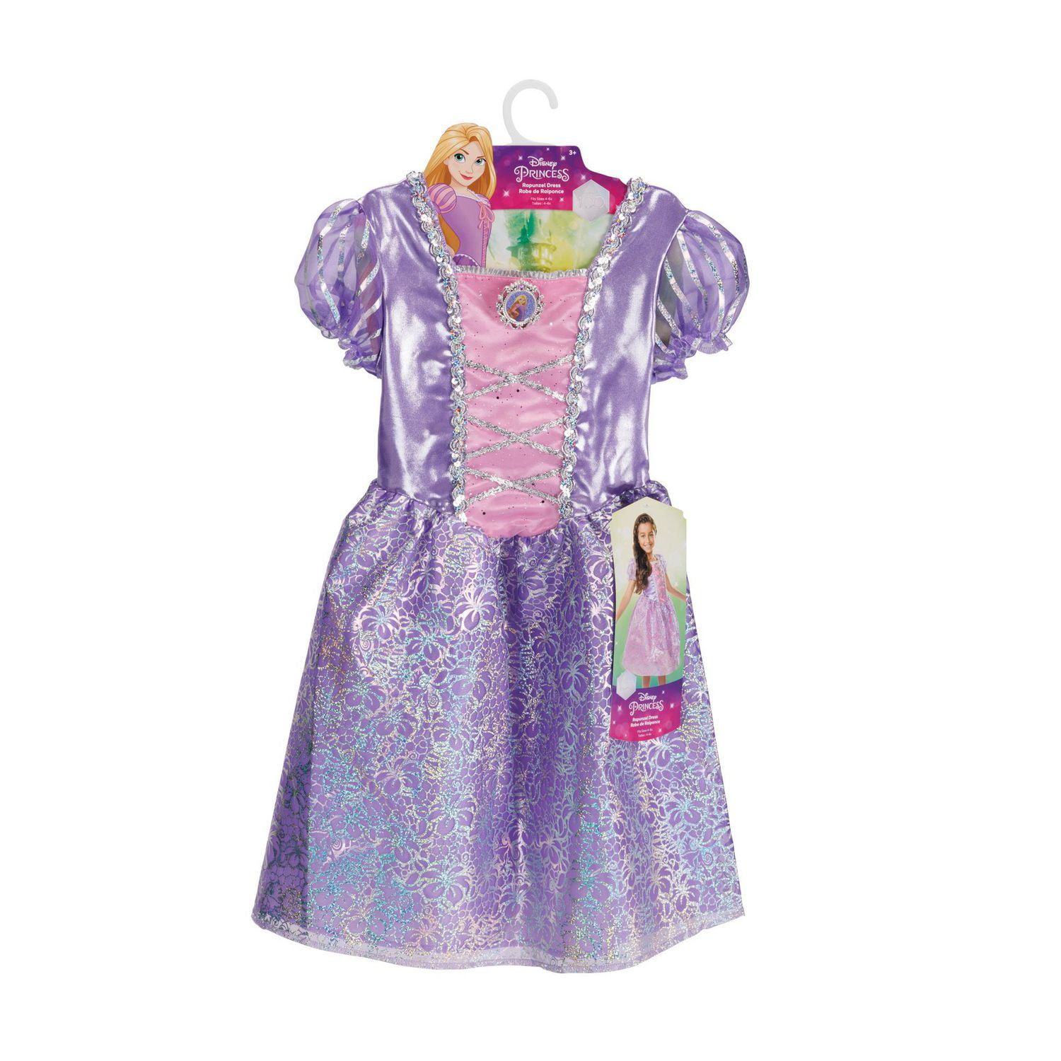 Disney Princess Rapunzel Dress Walmart