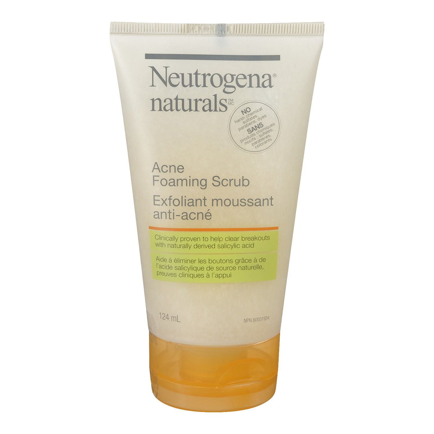 Neutrogena Naturals Acne Foaming Scrub, 124 mL | Walmart Canada