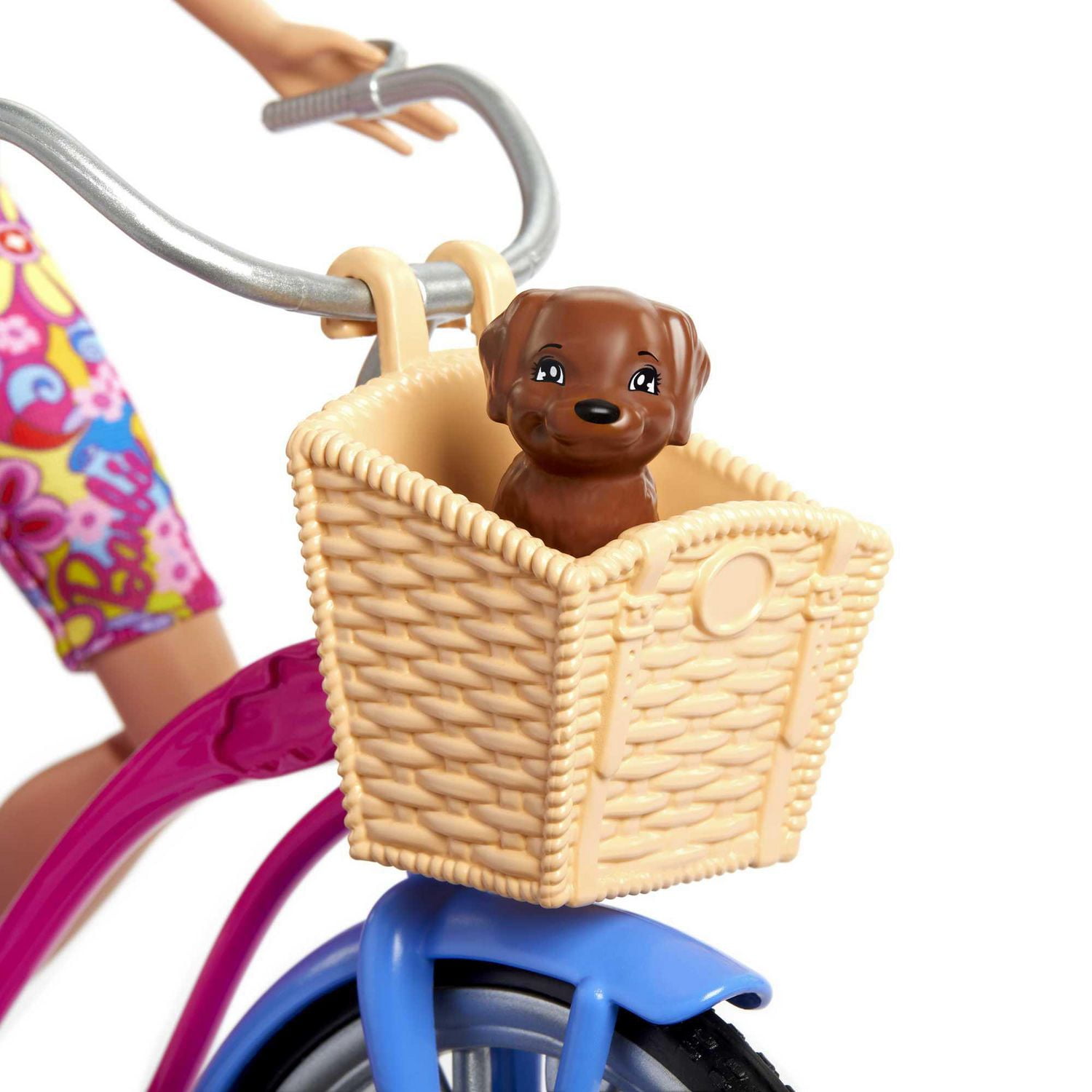 Barbie bike with discount dog