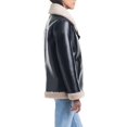 thumbnail image 4 of Sam & Libby Women's Faux Leather & Sherpa Bonded Jacket, 4 of 8