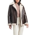 thumbnail image 2 of Sam & Libby Women's Faux Leather & Sherpa Bonded Jacket, 2 of 8