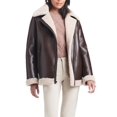 thumbnail image 2 of Sam & Libby Women's Faux Leather & Sherpa Bonded Jacket, 2 of 8