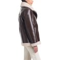 thumbnail image 4 of Sam & Libby Women's Faux Leather & Sherpa Bonded Jacket, 4 of 8
