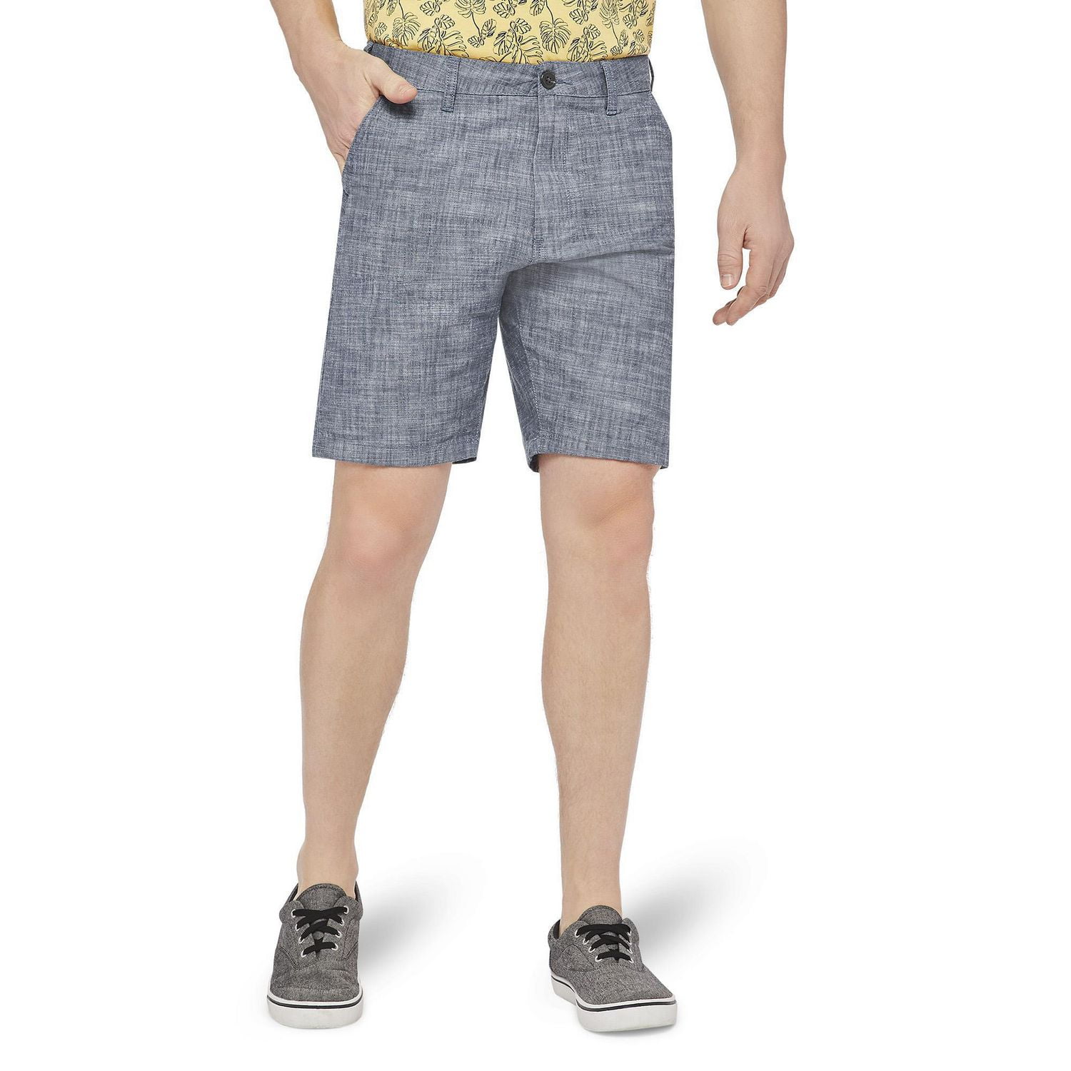 Men's Flat Front Chino Shorts Walmart Canada