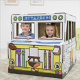 thumbnail image 2 of Bus scolaire à colorier en carton Bankers Box, 2 of 7