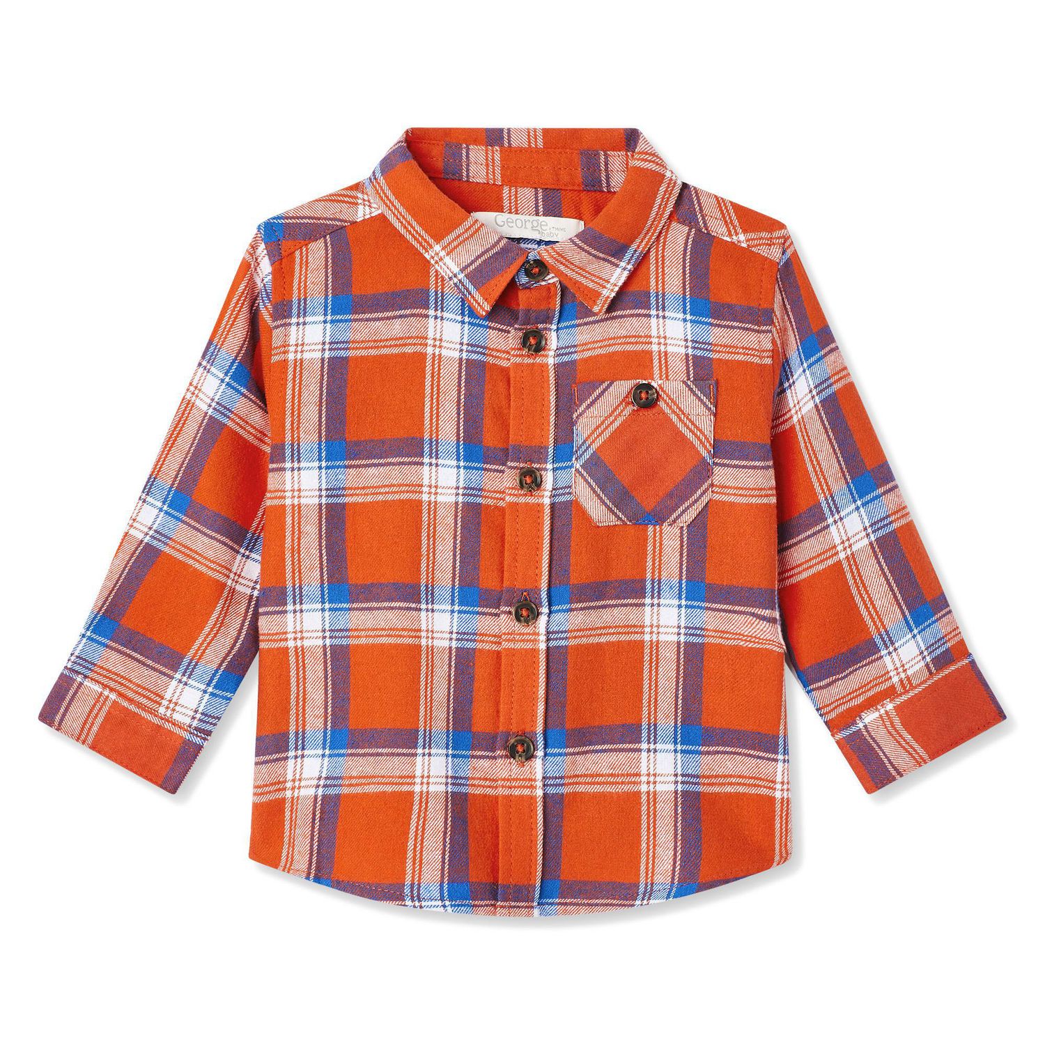 George Baby Boys' Plaid Shirt | Walmart Canada