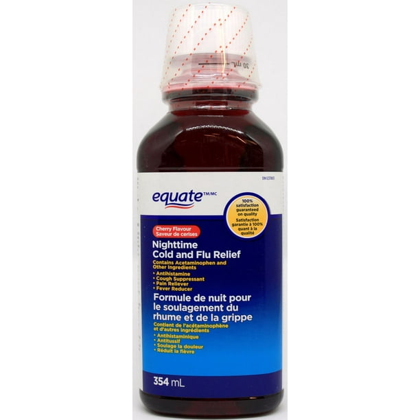Equate Nighttime Cold And Flu Relief Walmart.ca