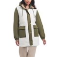 thumbnail image 1 of Sam & Libby Women's Mid-Length Parka With Sherpa Front Panel, 1 of 6