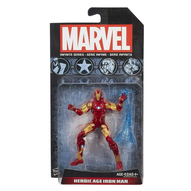 Marvel Avengers Série Infinie - Figurine d'Iron Man Heroic Age