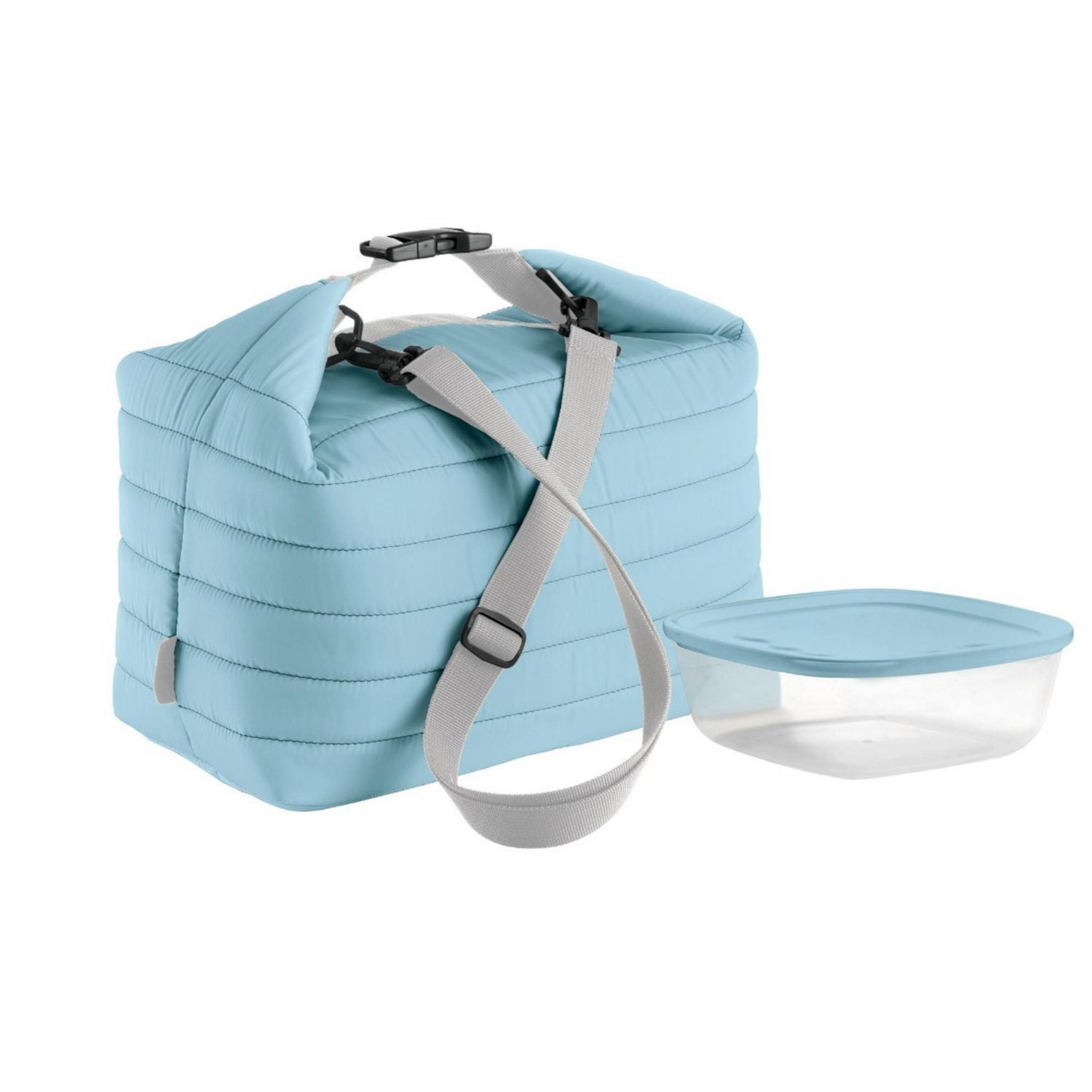 Guzzini, Made In Italy, Thermal Bag With Airtight Container Blue 