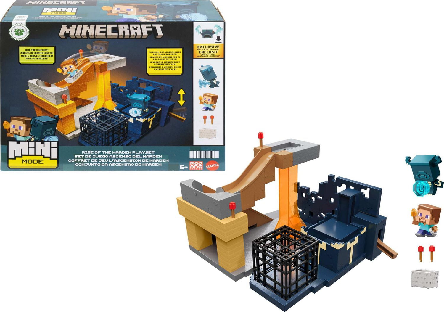 Minecraft mattel playset discount