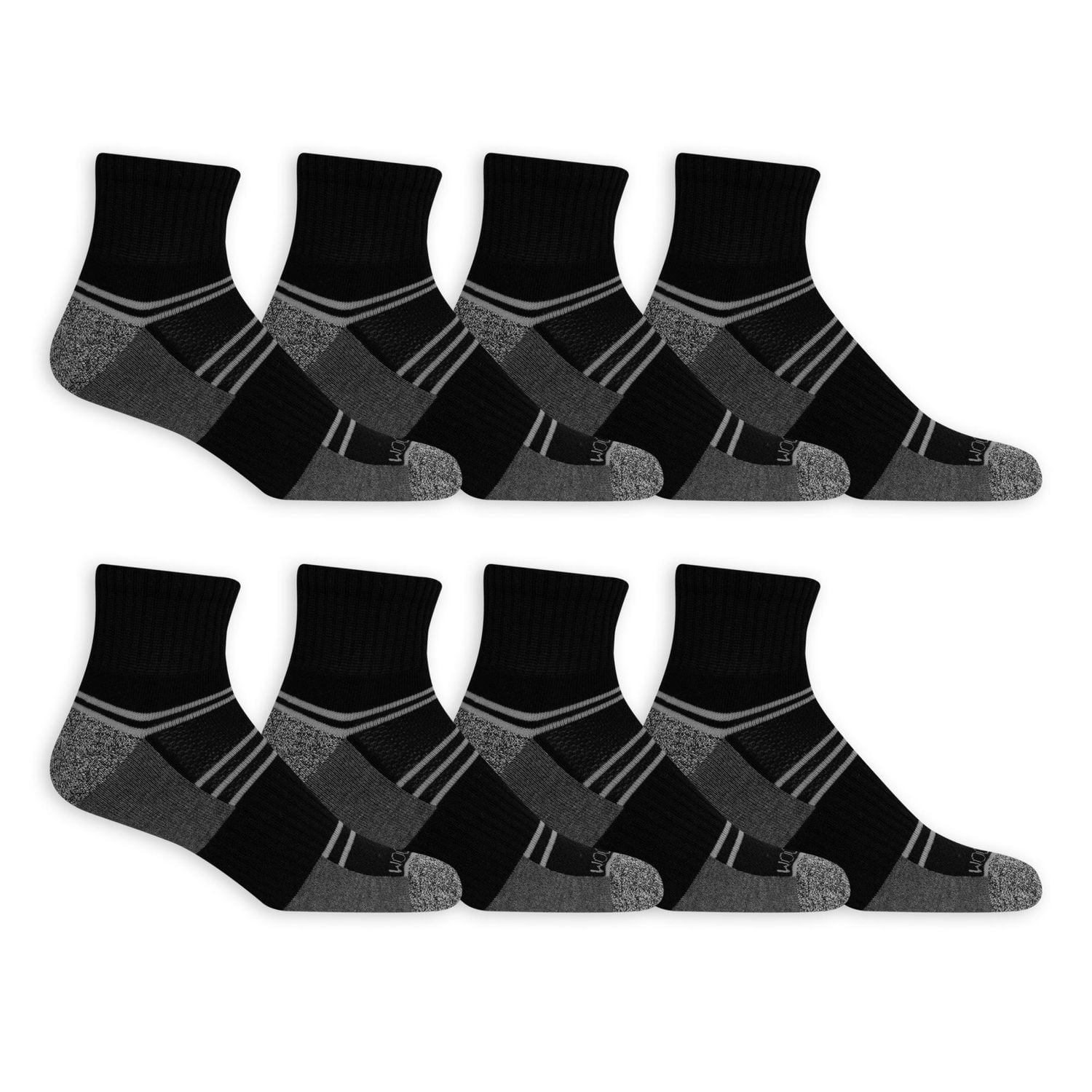 Fruit of the Loom - Mens Ankle - Breathable 8 pack