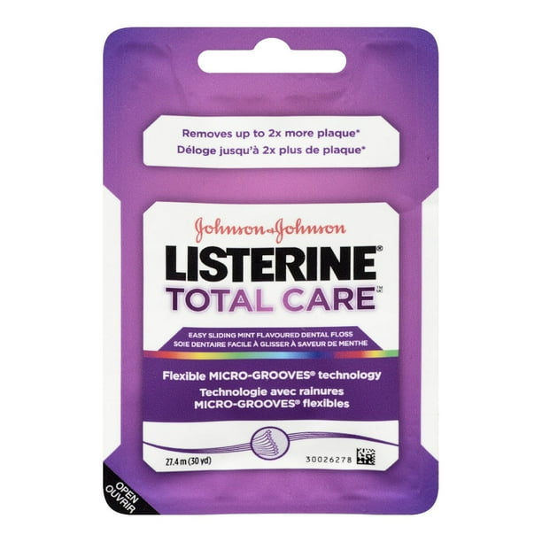 ListerineMD Soie dentaire Total Care, menthe