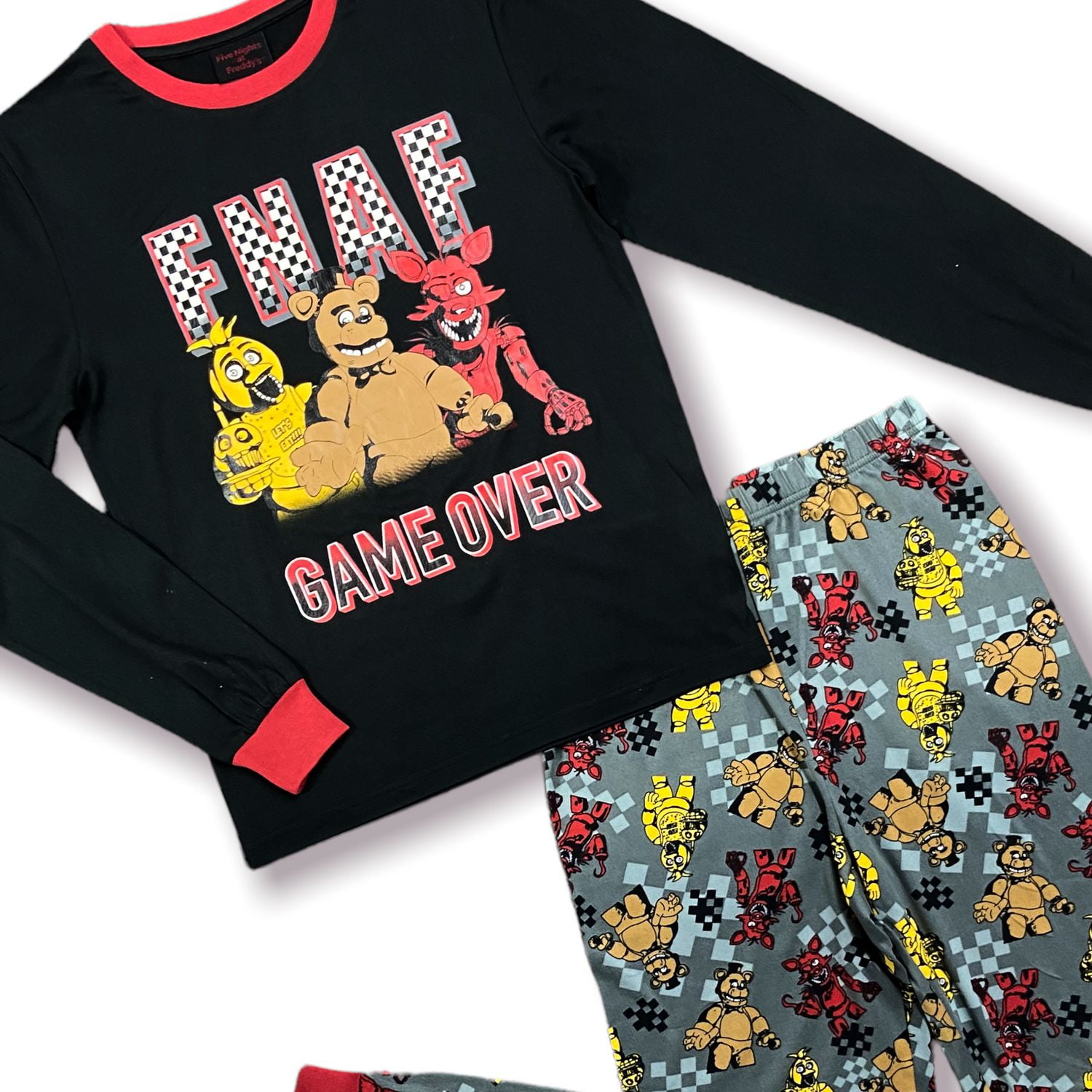 Five Night at Freddy's Boy's 2-Piece Long Sleeve Pajama Set