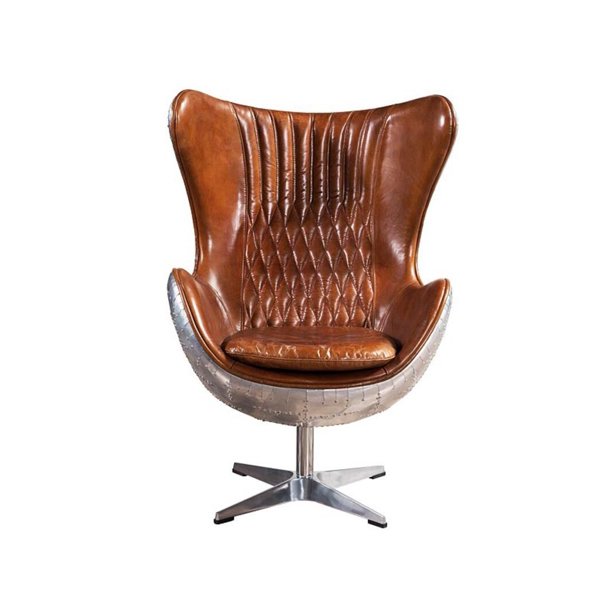 Heavenly Collection Metal Egg Chair, Aluminum Egg Chair, Recycle