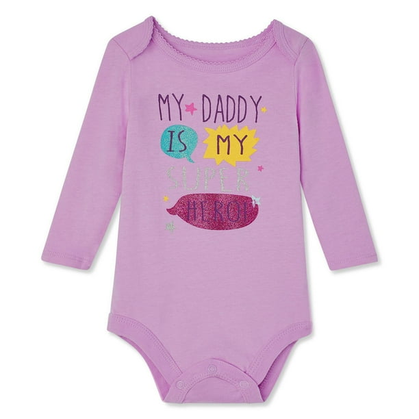 Baby Girls' Super Hero Bodysuit Walmart.ca