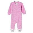 thumbnail image 1 of George Baby Girls' Full-Zip Sleeper, 1 of 2