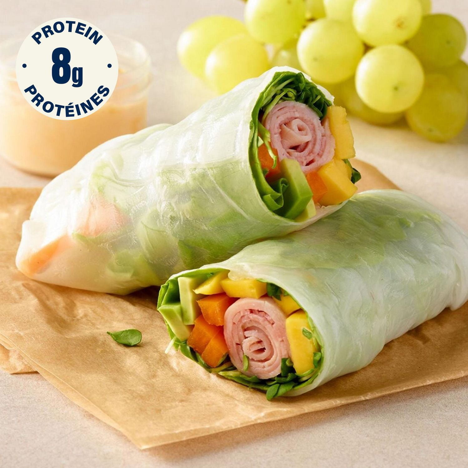 thumbnail image 2 of Olymel Chopped Cooked Ham - 400g Duo Pack, 2x200 g-8 g of protein per serving of 2 slices, 2 of 5