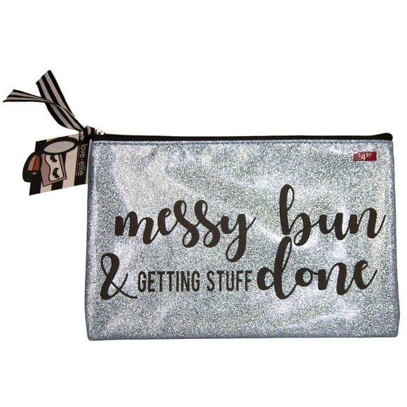 Onyx Messy Hair Don't Care Cosmetic Bag
