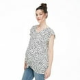 thumbnail image 4 of Paisley Sky Maternity Ruffle Sleeve Knot Tee, 4 of 6